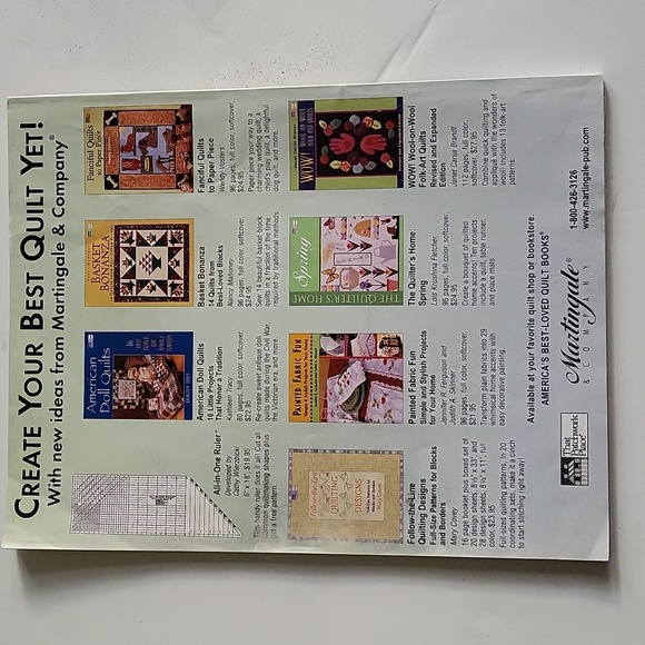 American Patchwork & Quilting Magazine April 2005 Issue 73 - Picture 3 of 8